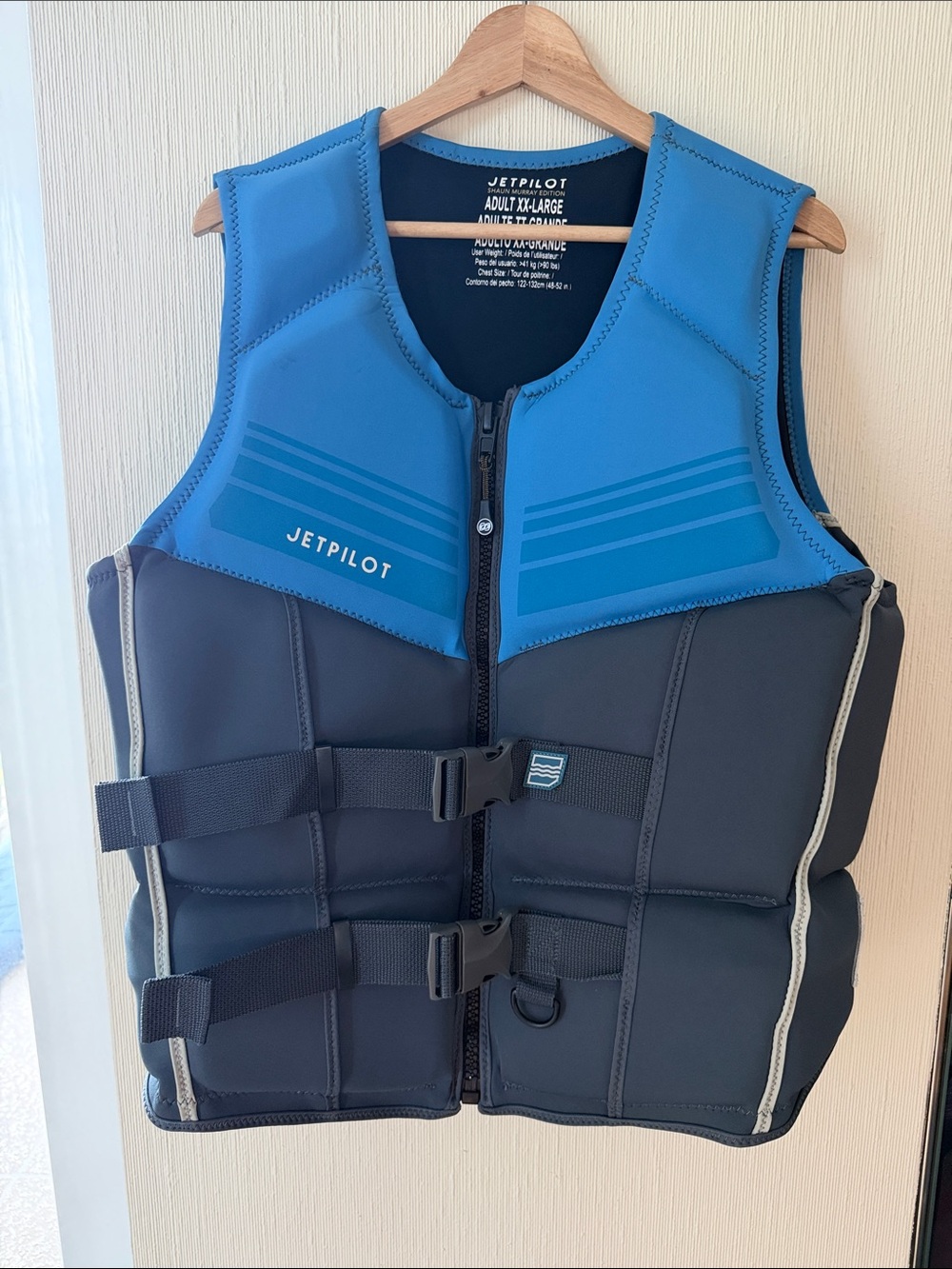 Jetpilot Shaun Murray Neoprene Coast Guard Approved Life Jacket - blue